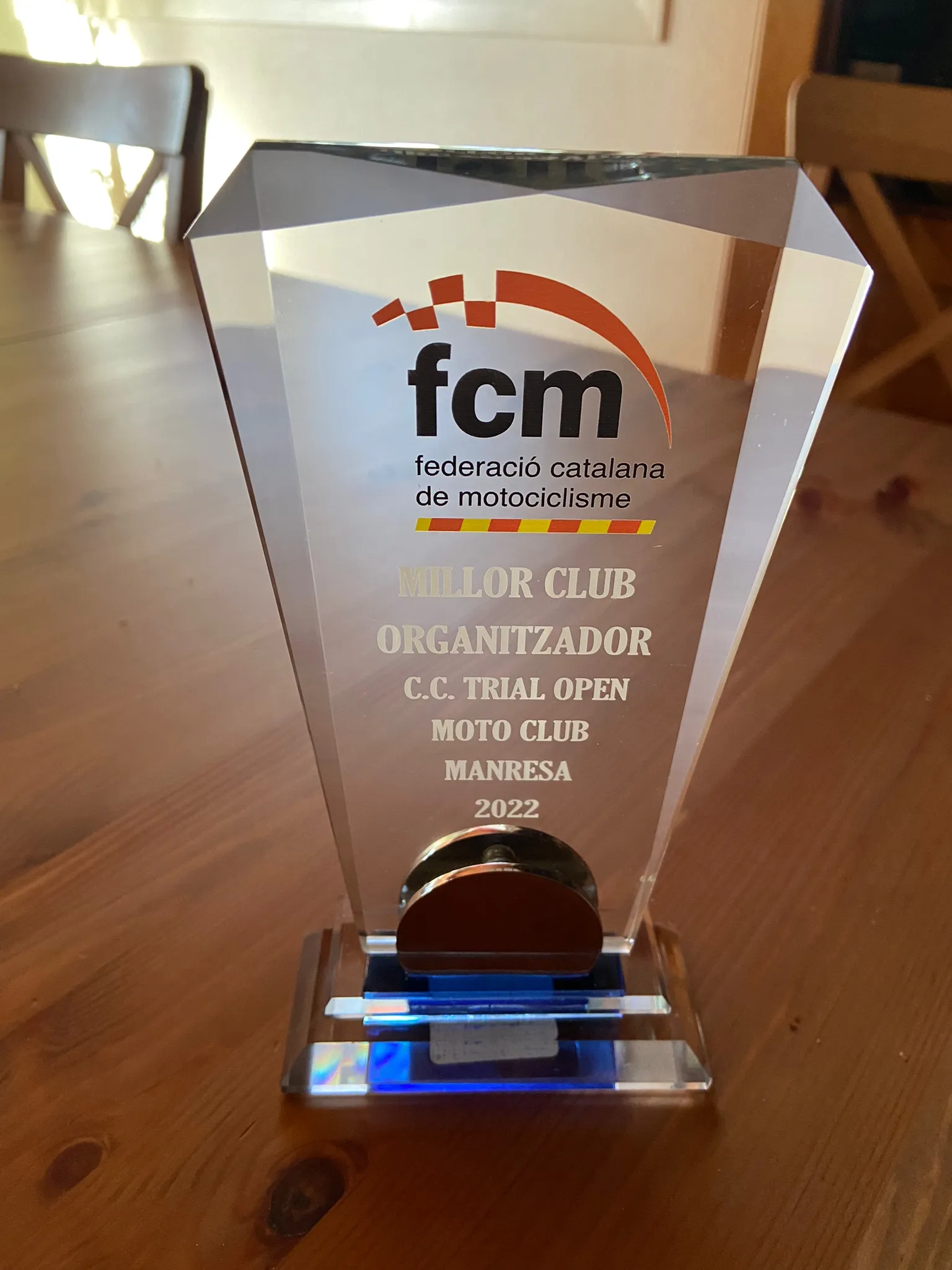 Cartell — Moto Club Manresa – Millor Club organitzador C.C. Trial Open 2022