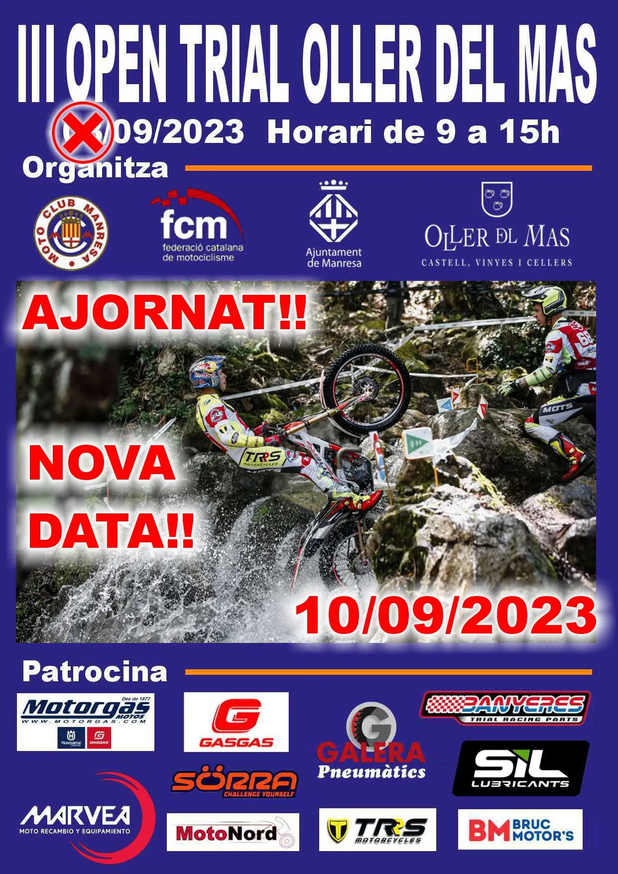 Cartell — OPEN TRIAL OLLER del MAS