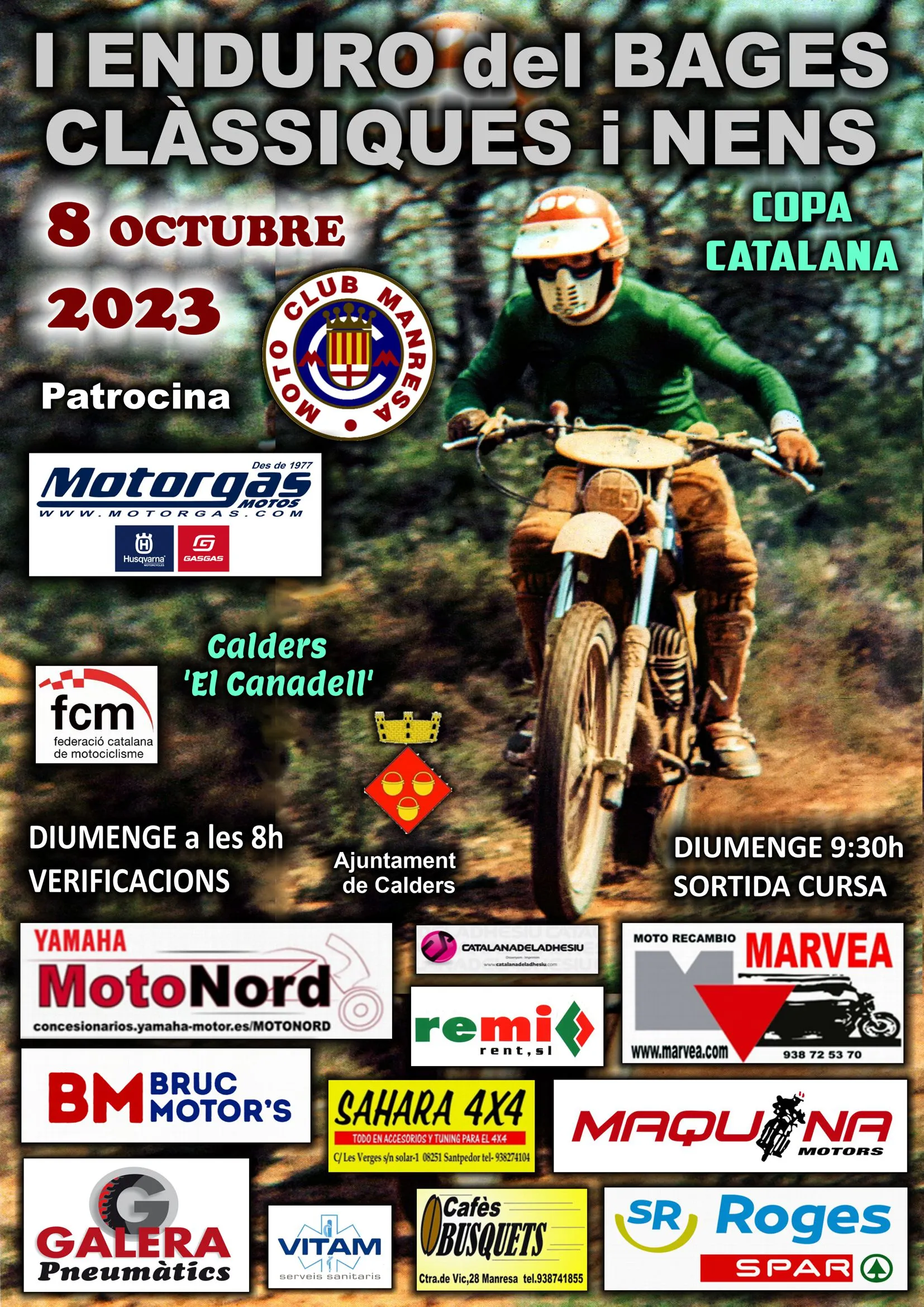 Cartell — ENDURO del BAGES Clàssiques i Nens