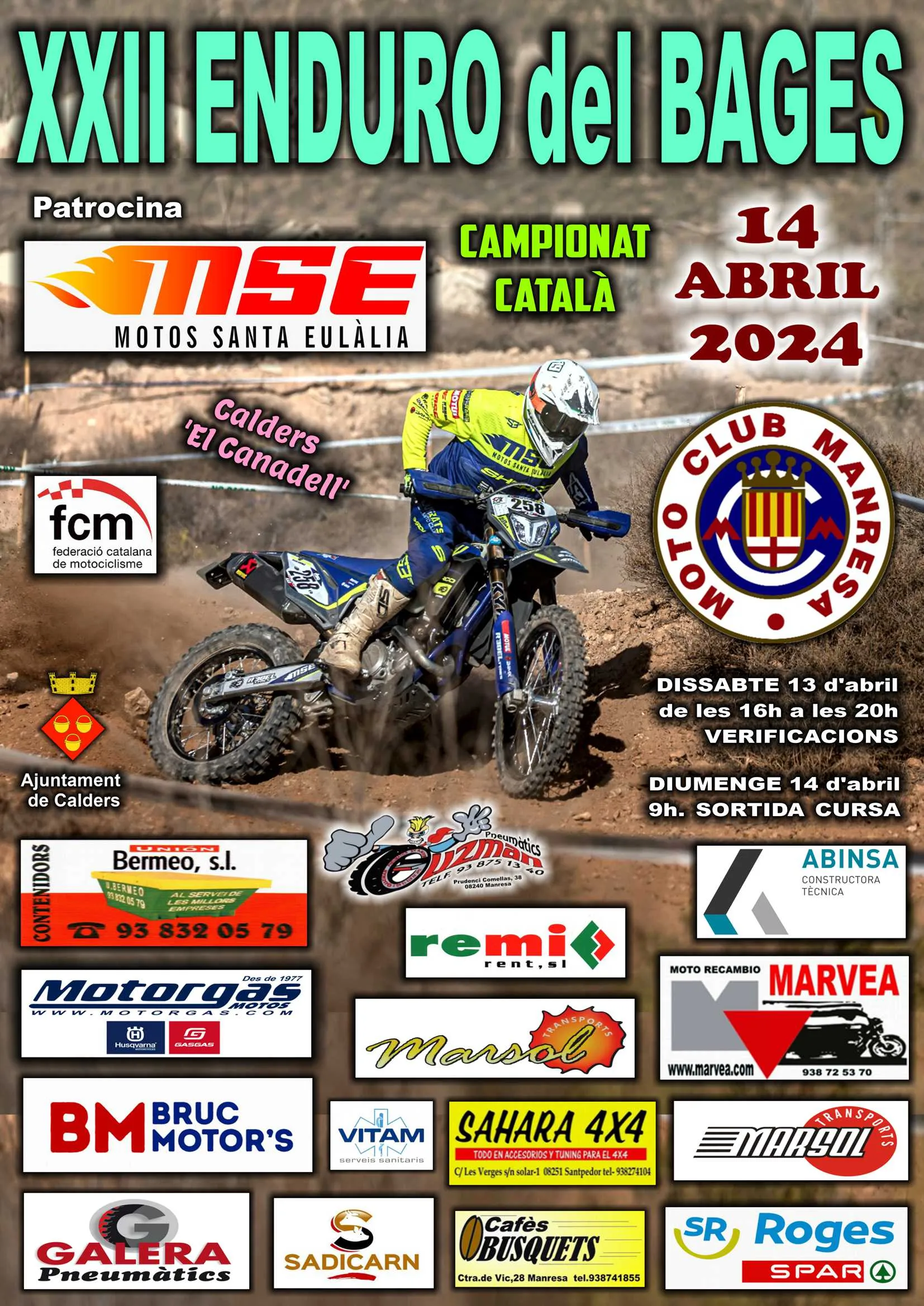 Cartell — ENDURO del BAGES