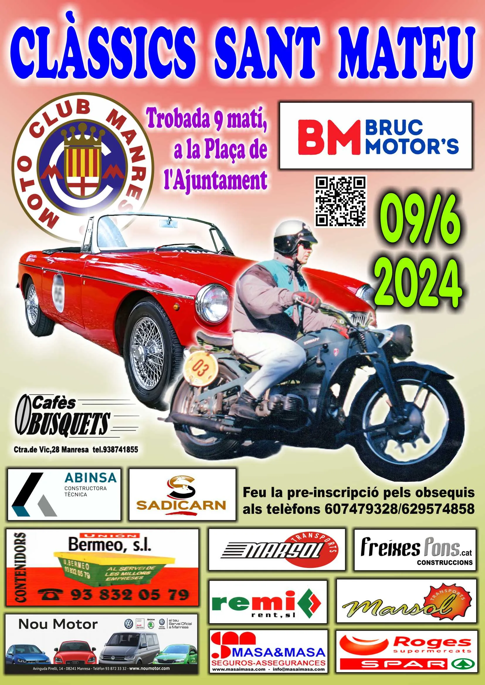 Cartell — Trobada de Vehicles Clàssics St. Mateu