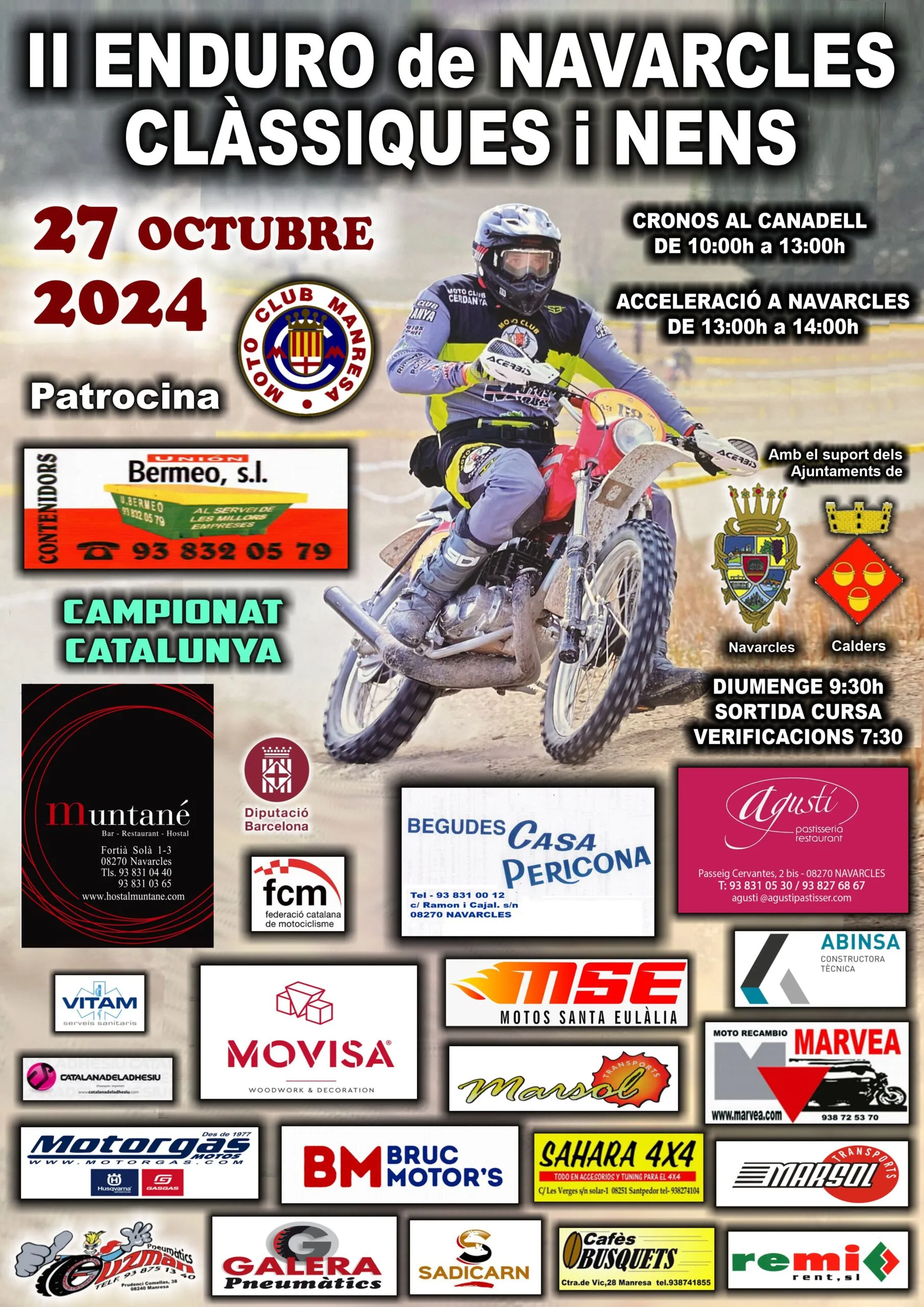 Cartell — ENDURO NAVARCLES Clàssiques i Nens