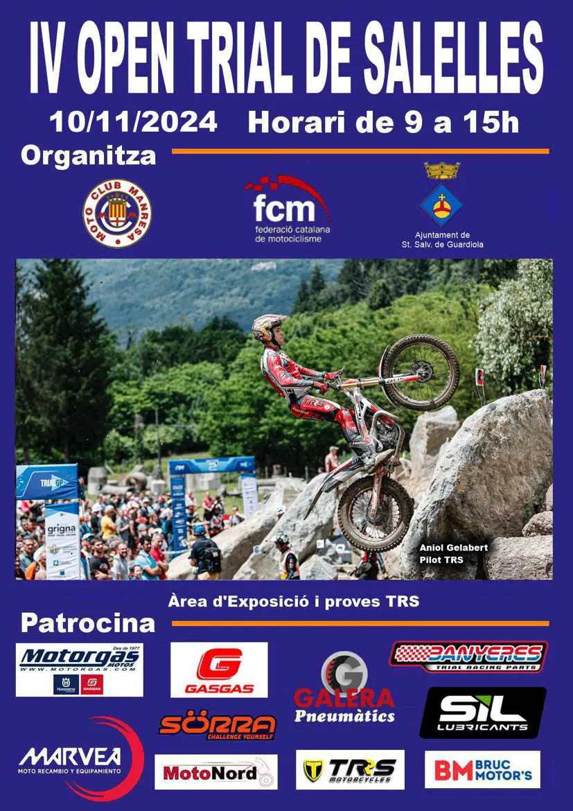 Cartell — OPEN TRIAL de MANRESA