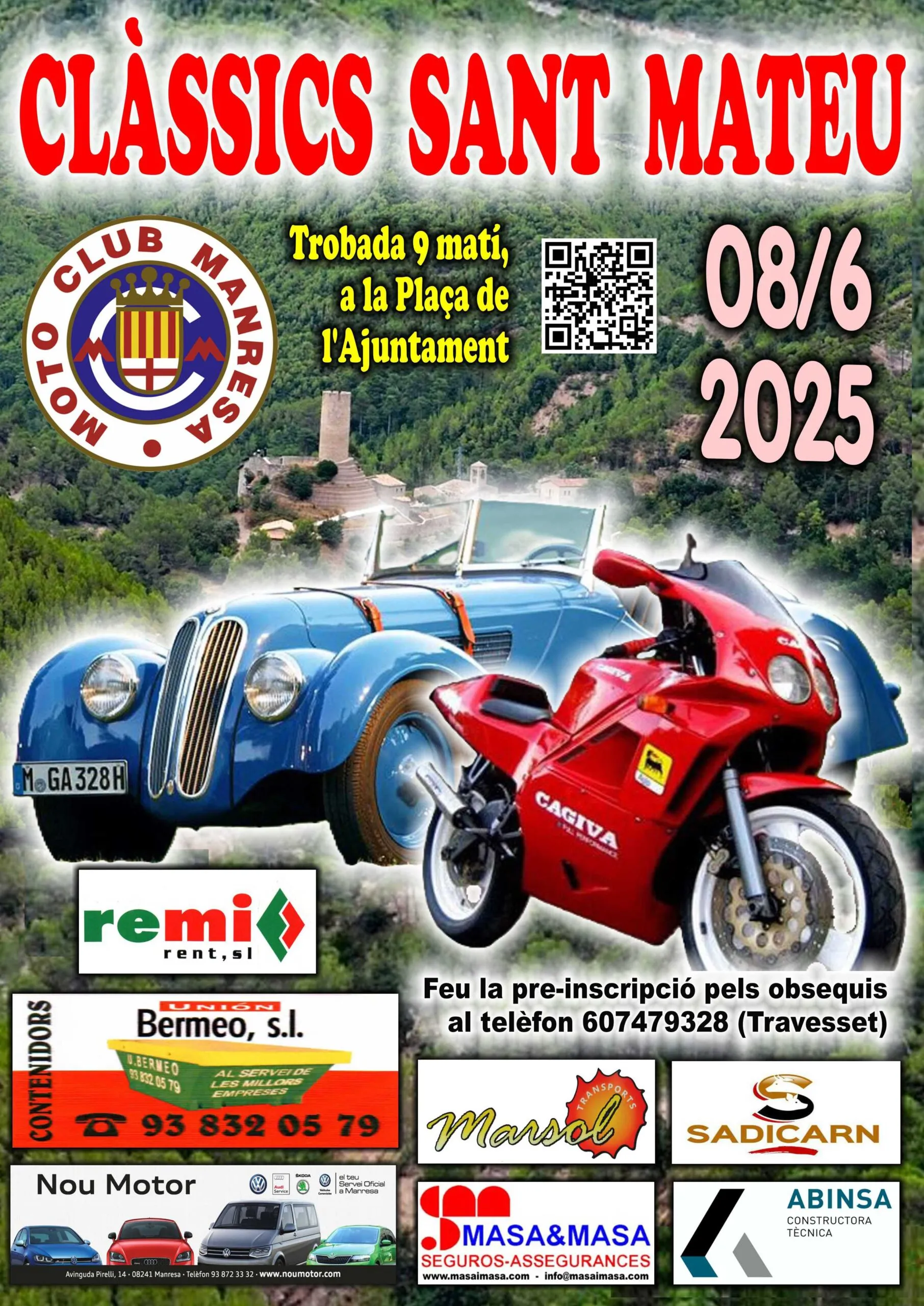 Cartell — Trobada de Vehicles Clàssics St. Mateu