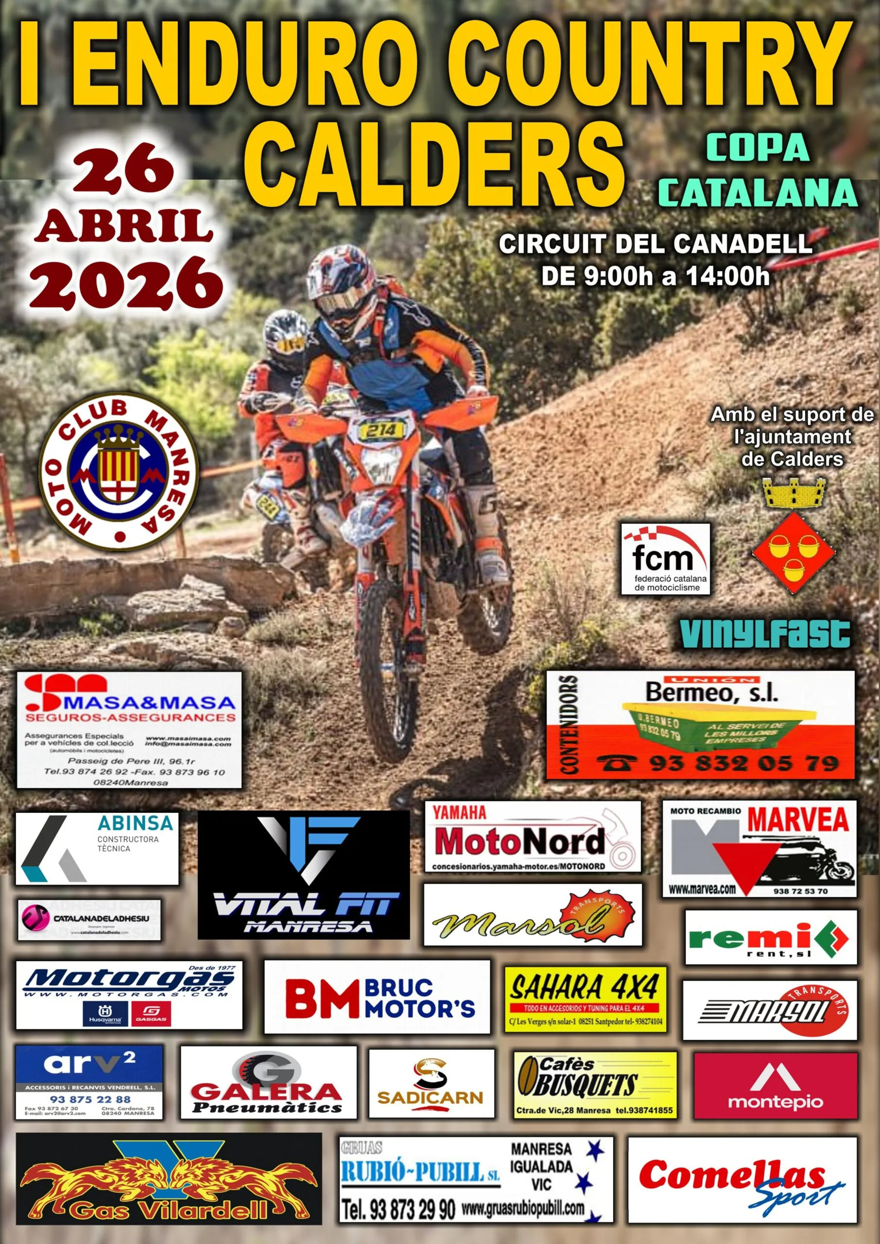 Cartell — ENDURO COUNTRY de CALDERS
